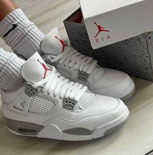 Nike Air Jordan Retro 4 Oreo Semi Ua