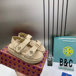 Tori Burch_Kira_leather_Platform_Sandals_For_Her_With_OG_Box_&_Carry_Bag_2020-TS_Beige
