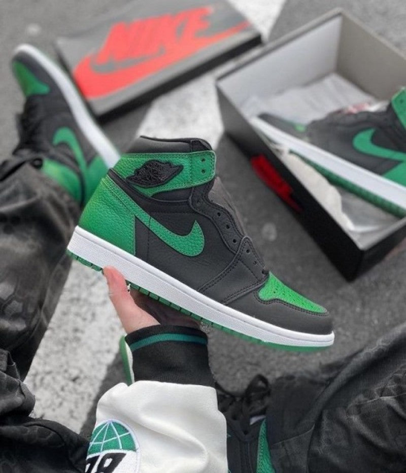 Air Jordan Retro 1 High Pine Green Black Semi UA Fix