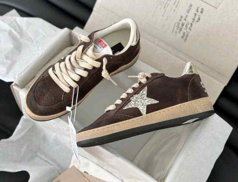Golden Goose Ball Star Brown Beige