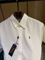 Ralph LAUREN P-OLO IMPORTED STORE ARTICLE SHIRT LINEN FABRIC