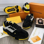 Louis Vuitton Crystal Covered LV Trainer Black fix