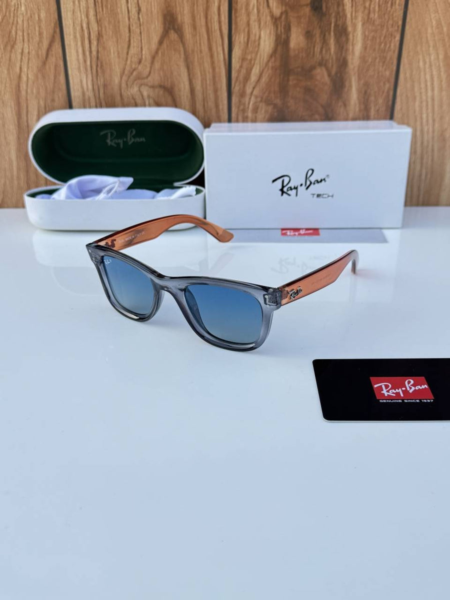 Ray-Ban 0502 grey orange blue