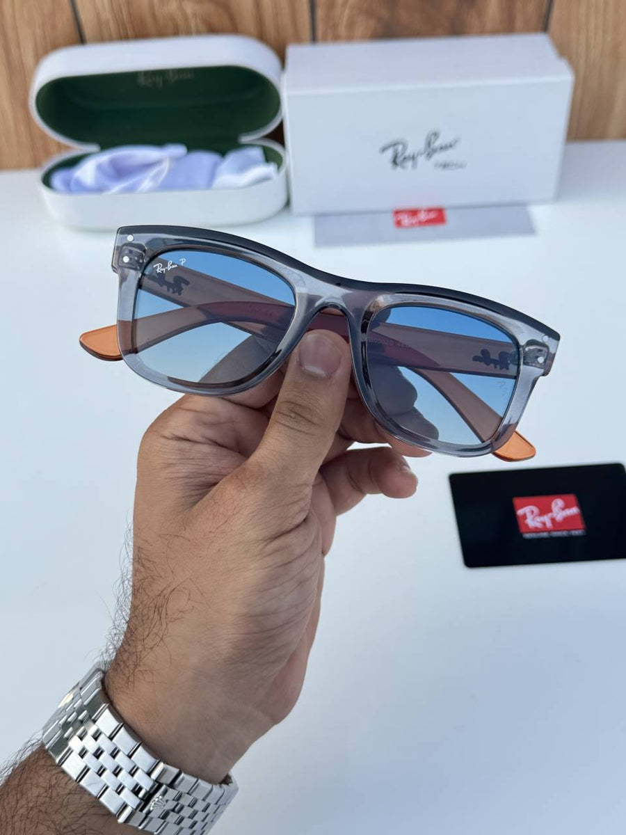 Ray-Ban 0502 grey orange blue