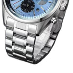 Seiko Prospex Chronograph Silver-Skyblue