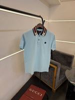 Gucci Imported box pack polo tshirt sky