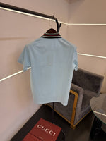Gucci Imported box pack polo tshirt sky