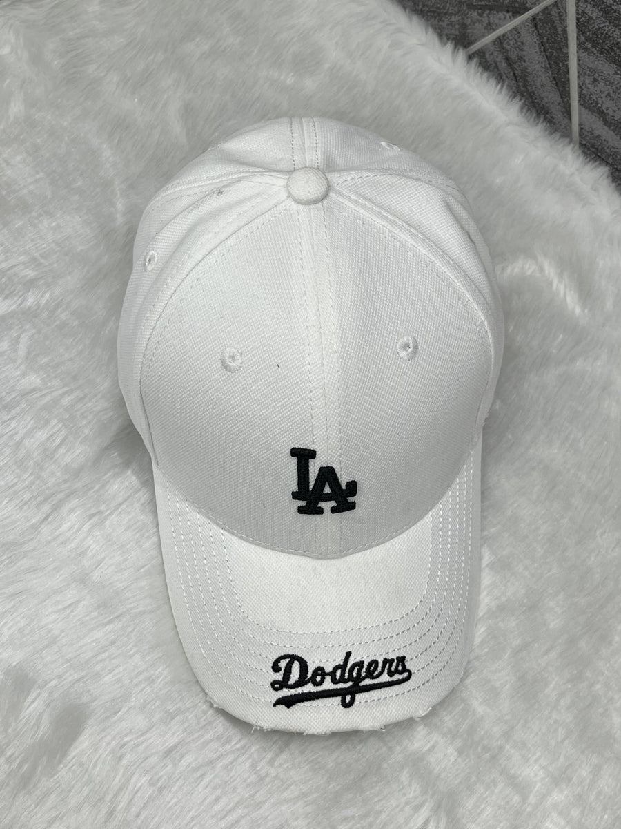 Los Angeles La Dodgers Premium Unisex Cap (With Safety Box) (White)
