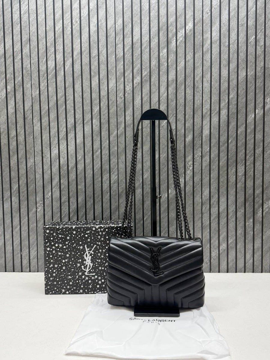 Ysl Lou Lou Medium Size 8802 Shoulder Bag With Original Box & DustCover Packing