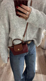 Longchamp Mini Crossbody Bag With Poly Bag