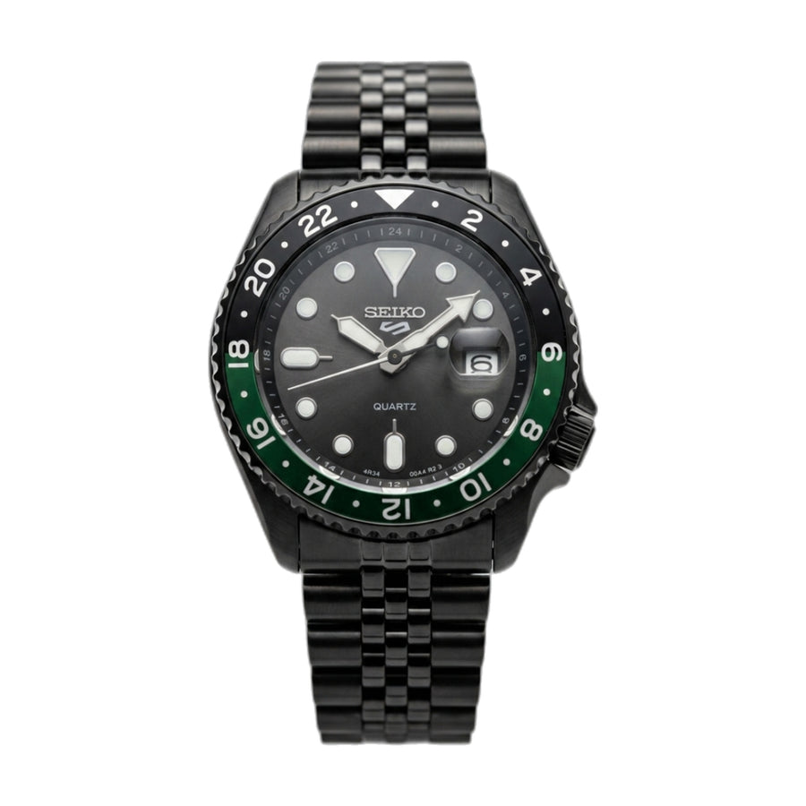 Seiko Gmt Master Green black dail