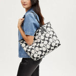 Signature City Limited Edition Premium Tote Bag With OG Magnetic Box & Dust Bag (Black White-874)