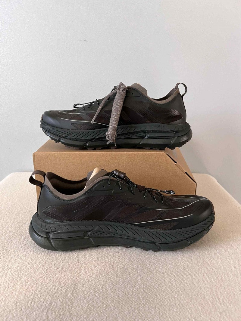Hoka x Satisfy One Mafate Speed 4 Lite Coffee