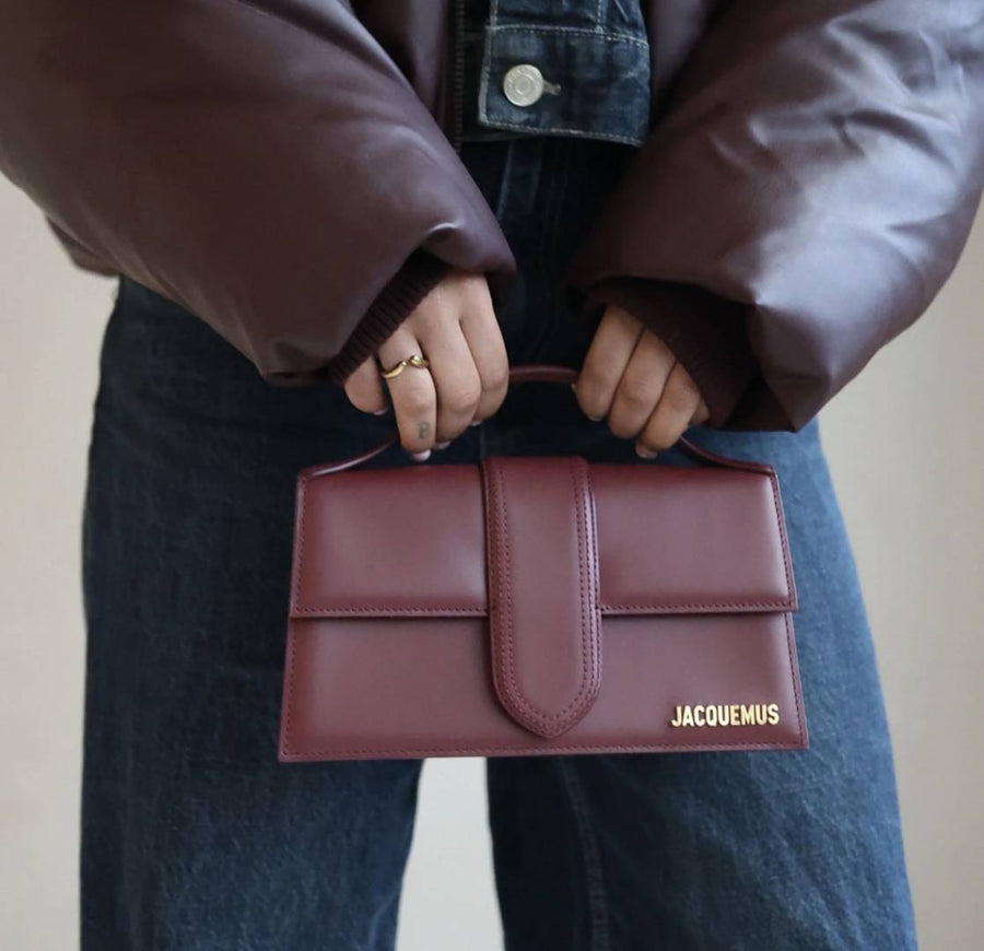 Jacquemus Le Bambino Grand Large Shoulder Bag With Original Box & Dust Cover