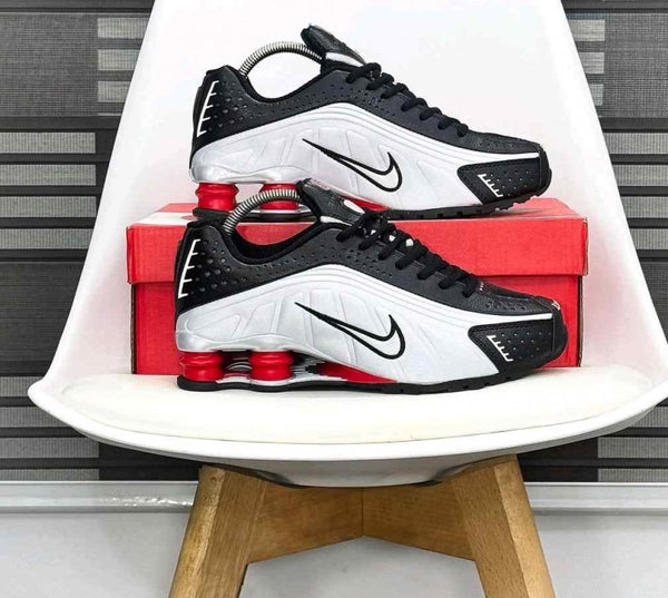 Nike Shox R4 Black Metallic Silver