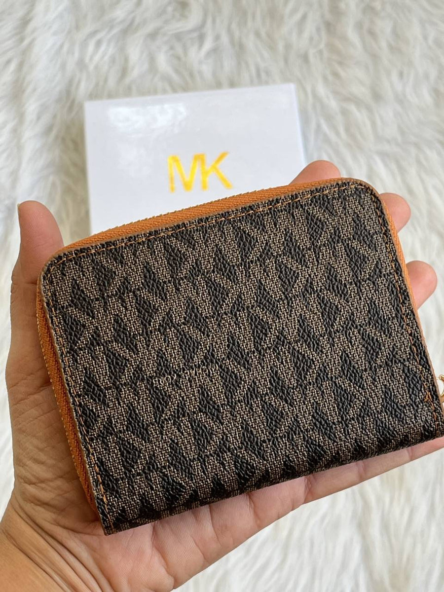 Michael Kors_119_Coffee_Mini_Wallet_With_OriginalBox_DustCover