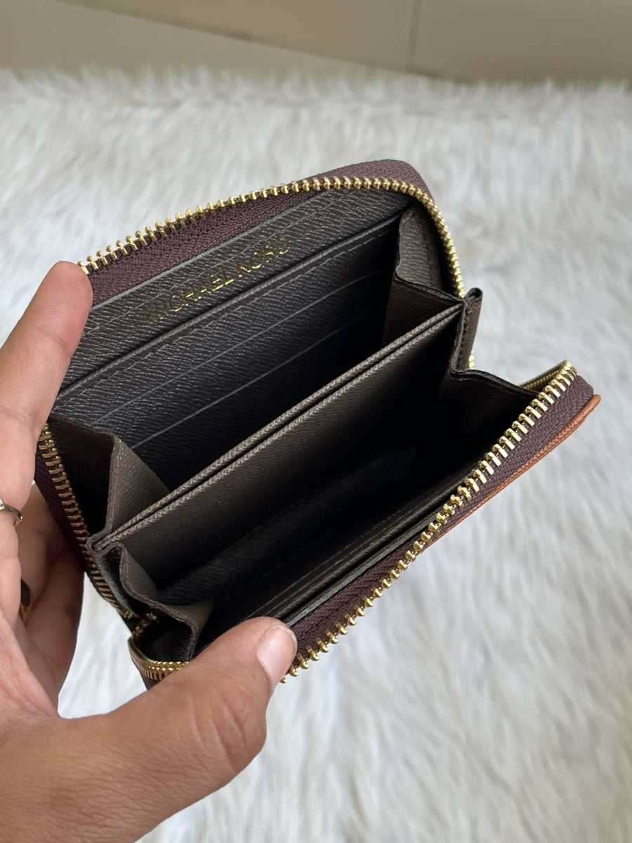Michael Kors_119_Coffee_Mini_Wallet_With_OriginalBox_DustCover