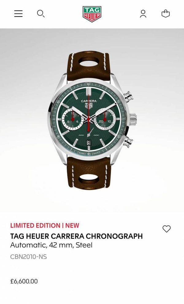 Tag Huer Carrera Caliber 02