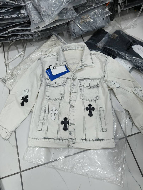 CHROME HEARTS IMPORTED STORE ARTICLE DENIM JACKET