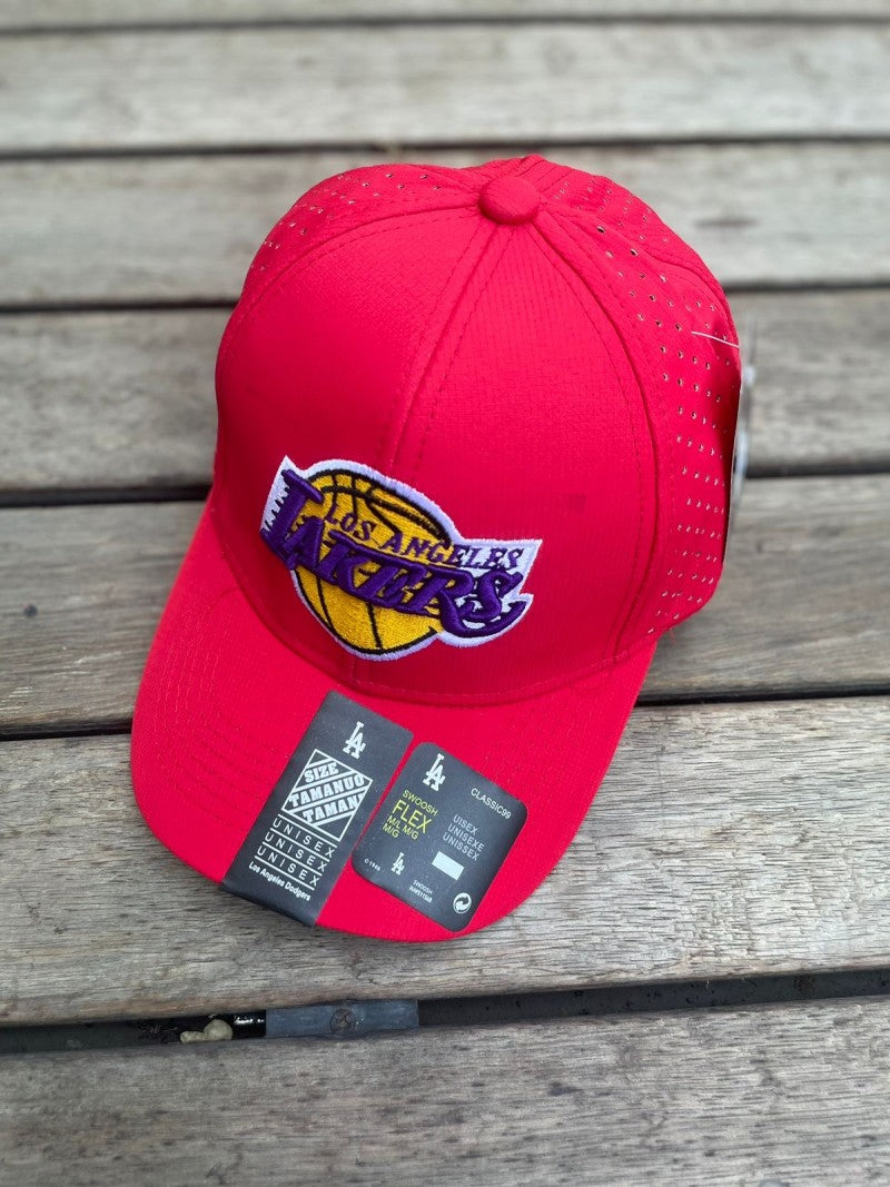 Los Angeles Lakers Red Net Premium Unisex Cap (With Box) 751