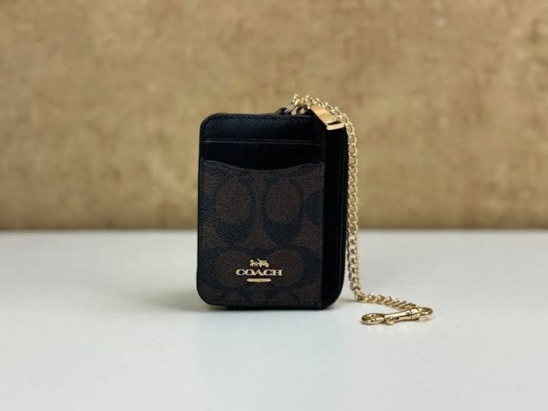 Coach_Zip_Card_Case_Mini_Wallet_With_Original_Box