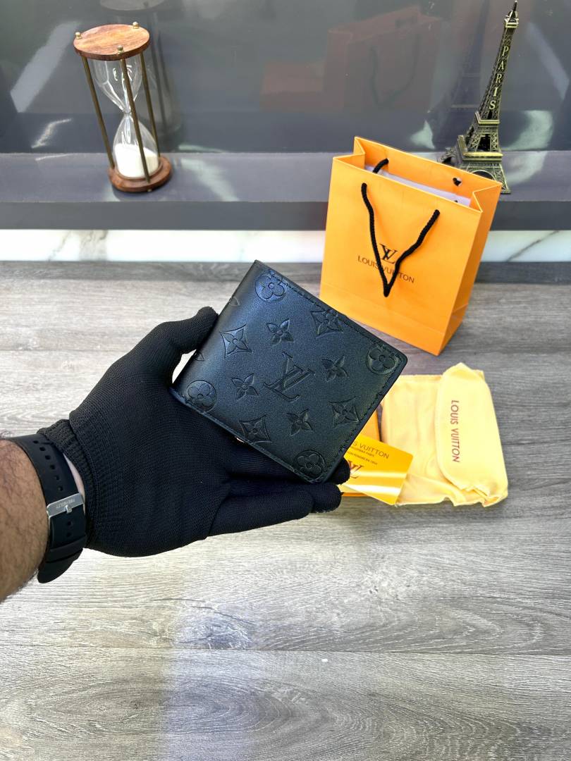 Louis Vuitton Printed Black Wallet Fa 84