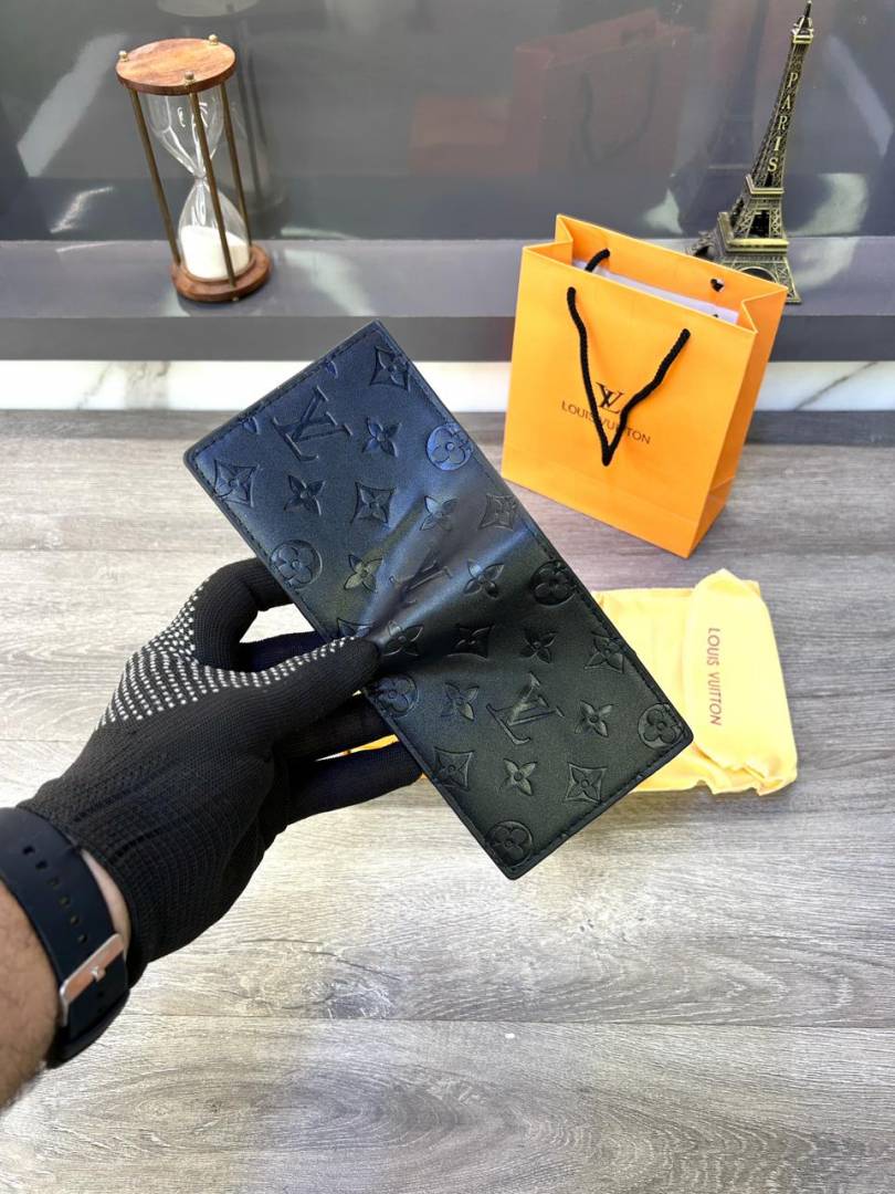 Louis Vuitton Printed Black Wallet Fa 84