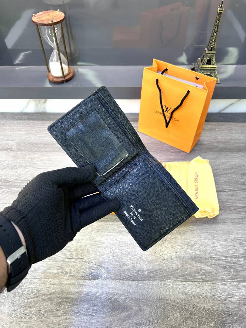 Louis Vuitton Printed Black Wallet Fa 84