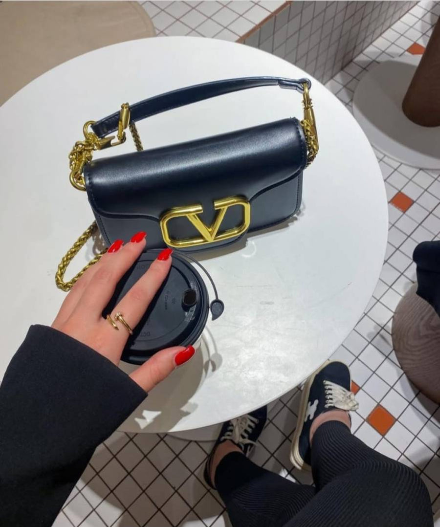 Valentino_V_Lock_Black_Small_Shoulder_Bag_With_Original_Box