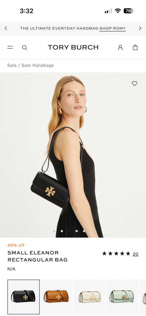 Tori Burch_Small_Eleanor_Rectangular_SlingBag_With_OriginAuldoubleBox