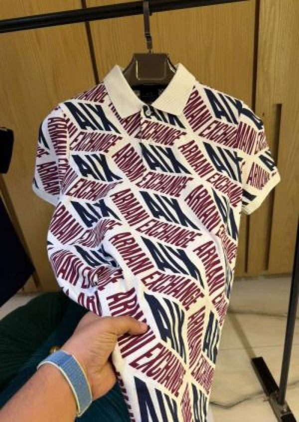 Armani exchang-e IMPORTED STORE ARTICLE POLO T SHIRT