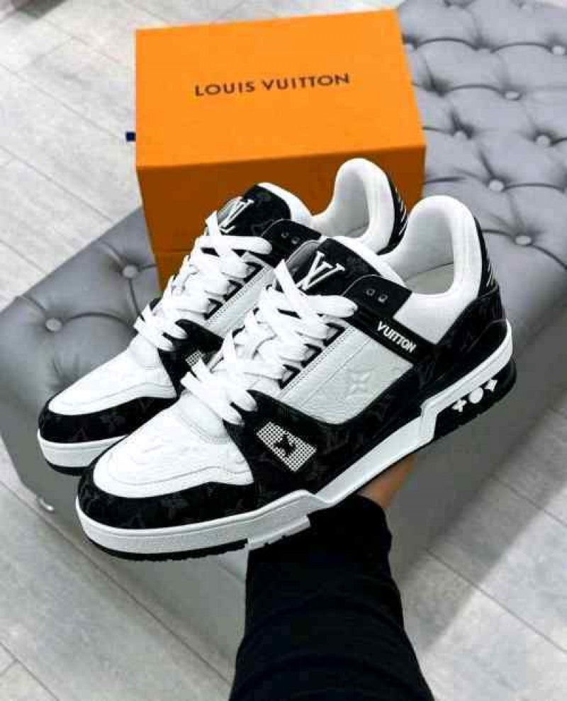 Louis Vuittonn LV Trainer Black White