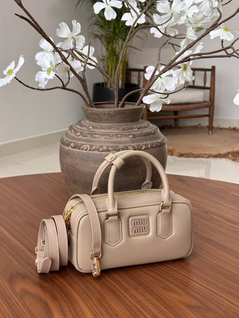 Miu Miu Arcadie Beige With Original Packaging