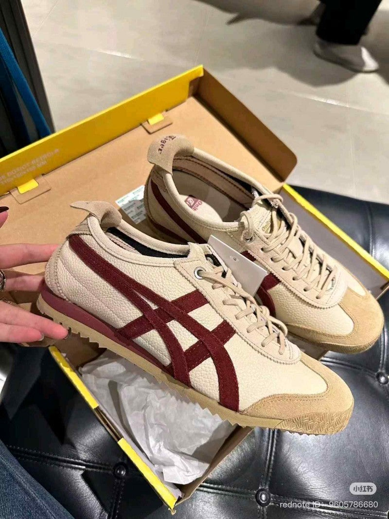 Onitsuka Tigarr Mexico 66 SD Beige Beet Juice 1047