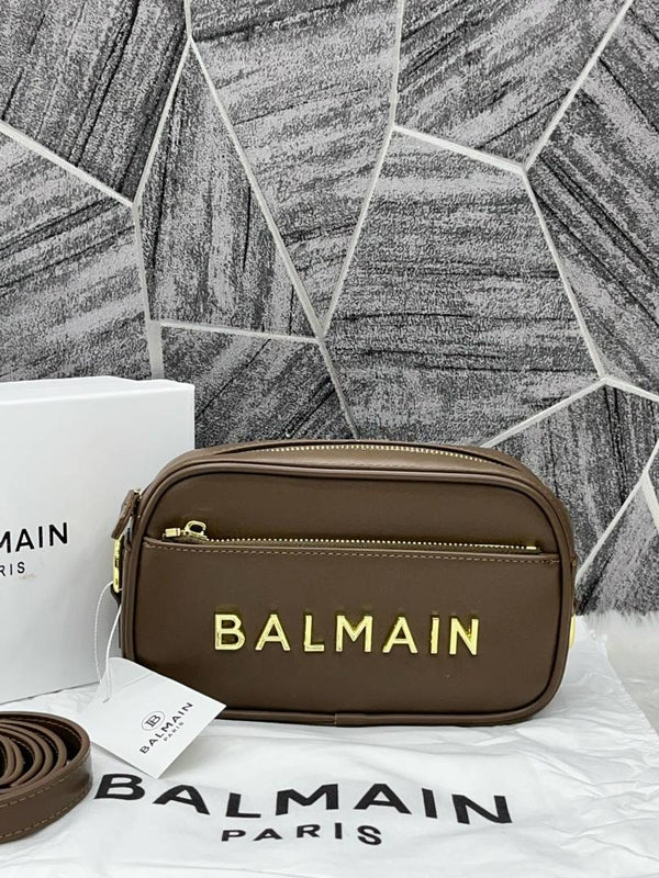 Balmain_Brown_Monogram_Camera_Crossbody_Bag_Unisex_With_OriginalBox