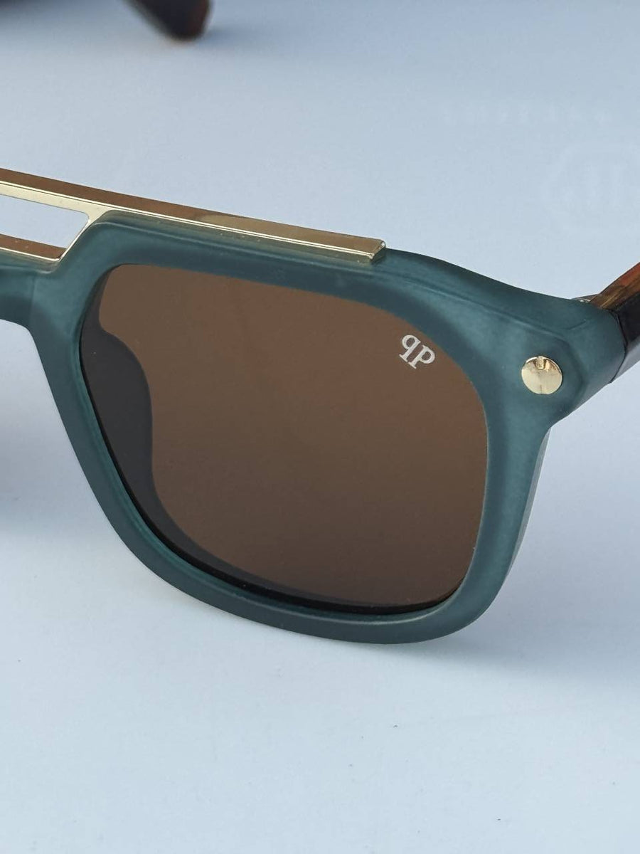Philip plein 1172 green brown tiger