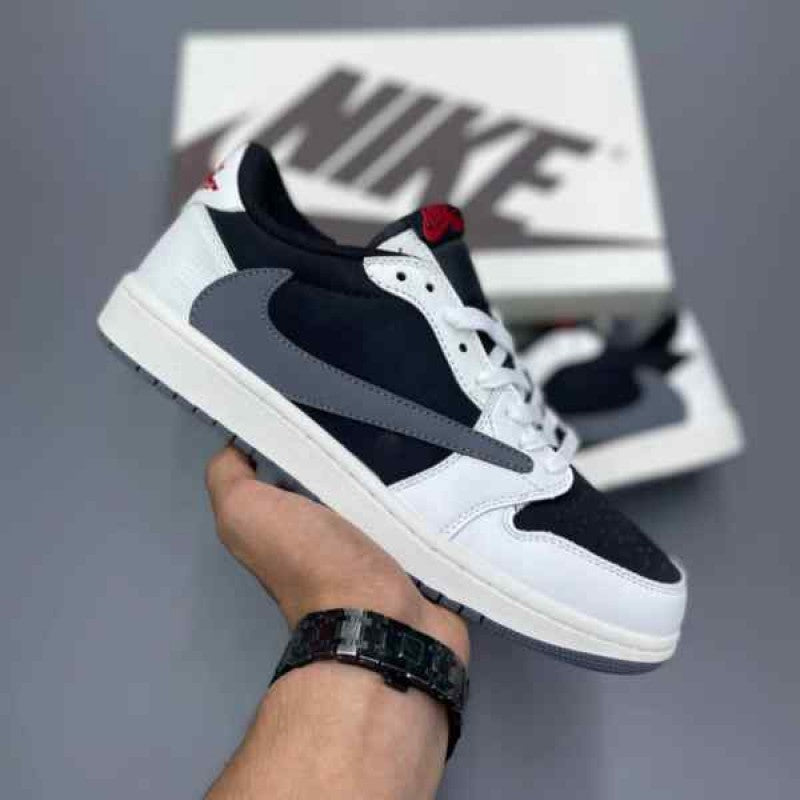 Travis Scott X Air Jordan 1 Low Og Grey Black
