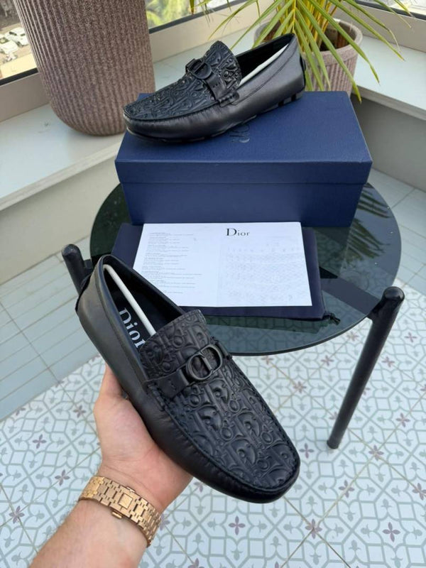 Dior Odeon Premium Loafers Surplus Calf Leather Quality With All Accessories HX017