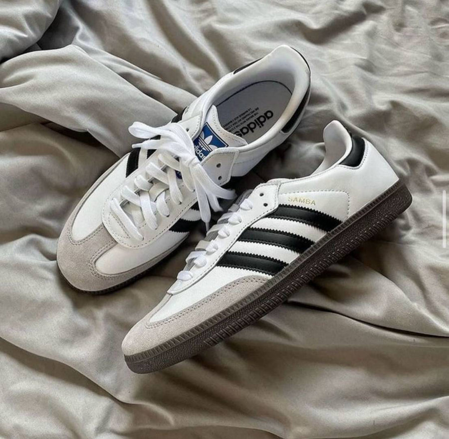 Adidas samba white black Womens