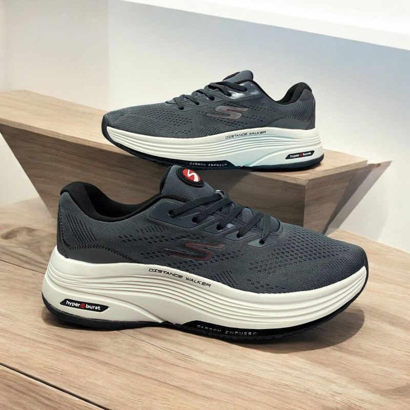 Sketcherss Max Road Hyper Burst Dark Grey