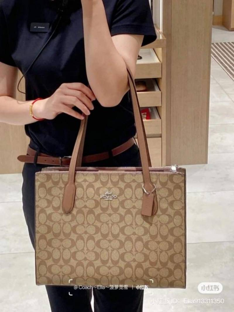 Coach_Nina_Carryall_Premium_Tote_Bag_With_OG_Box_&_Dust_Bag_(Brown-809)