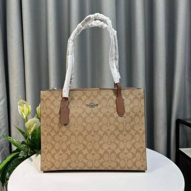 Coach_Nina_Carryall_Premium_Tote_Bag_With_OG_Box_&_Dust_Bag_(Brown-809)