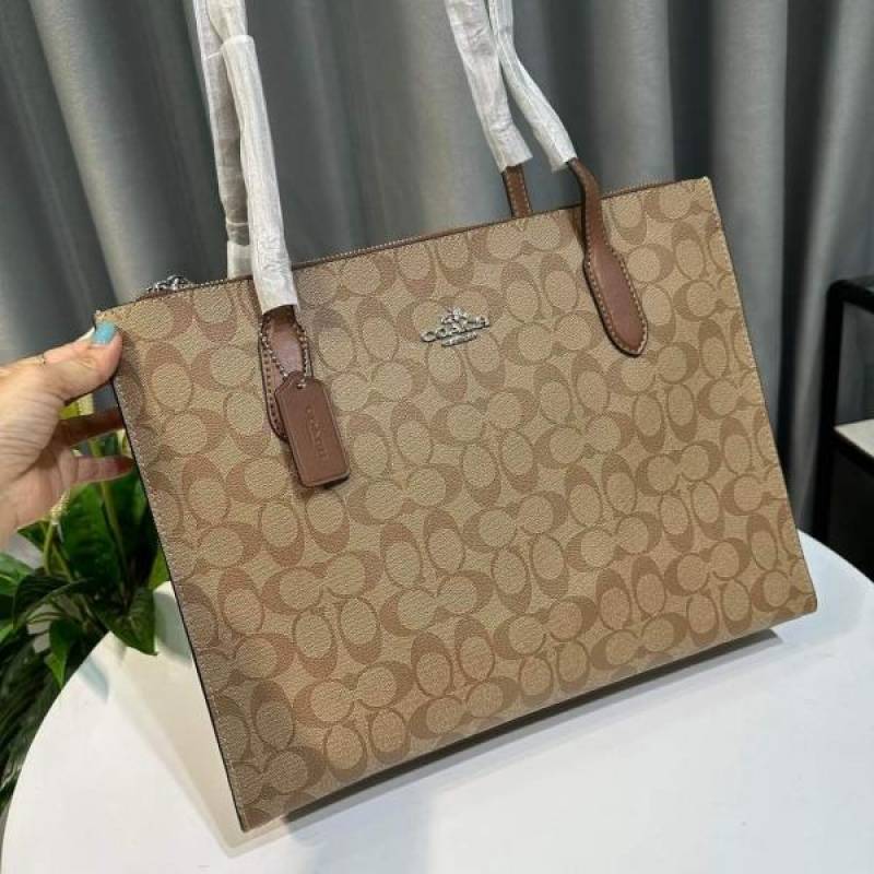 Coach_Nina_Carryall_Premium_Tote_Bag_With_OG_Box_&_Dust_Bag_(Brown-809)