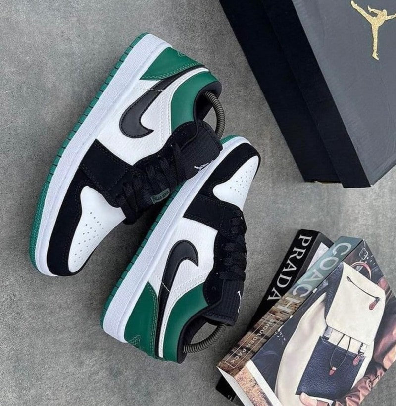 Nike Air Jordan 1 Low Black Mystic Green