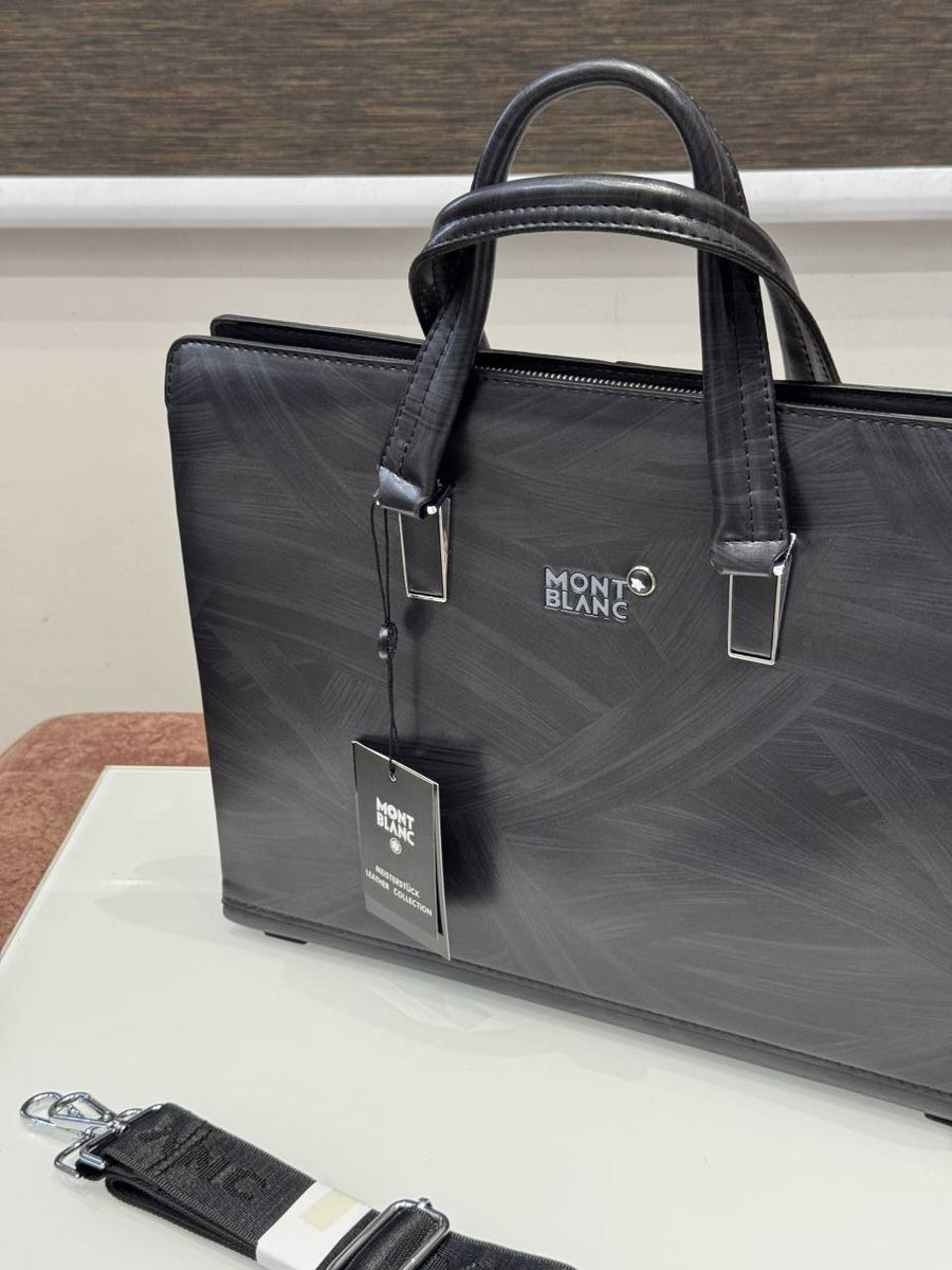 Mont Blanc Premium Laptop Bag X Office Bag M610 Black