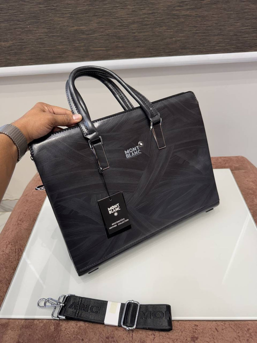 Mont Blanc Premium Laptop Bag X Office Bag M610 Black