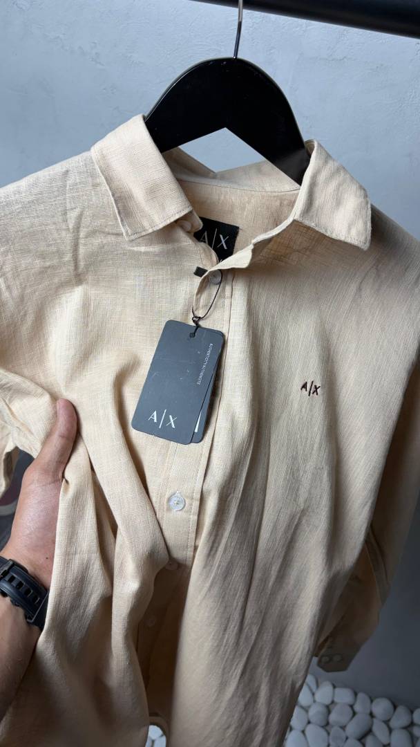 Armani Exchang e Premium Linen Shirts 2427.
