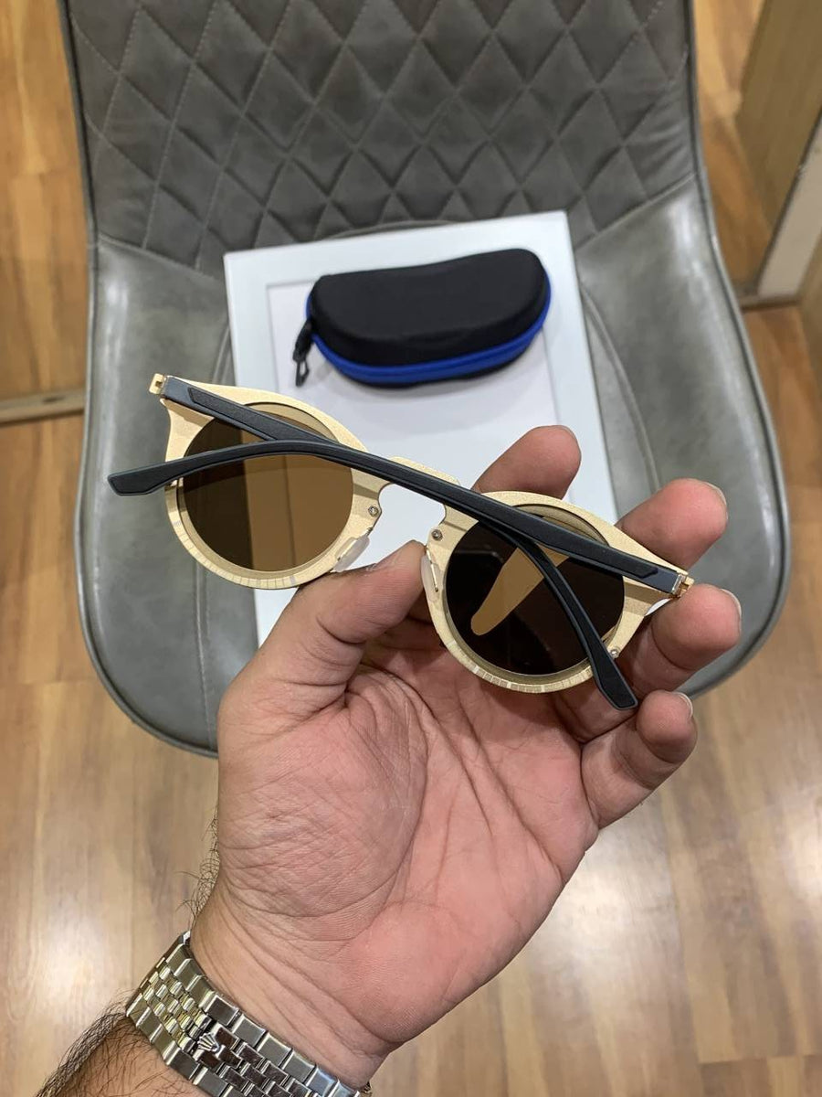 Round changeable 5201 gold brown