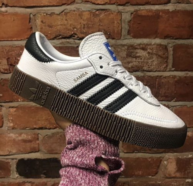 Adidas samba platform white 101 sale