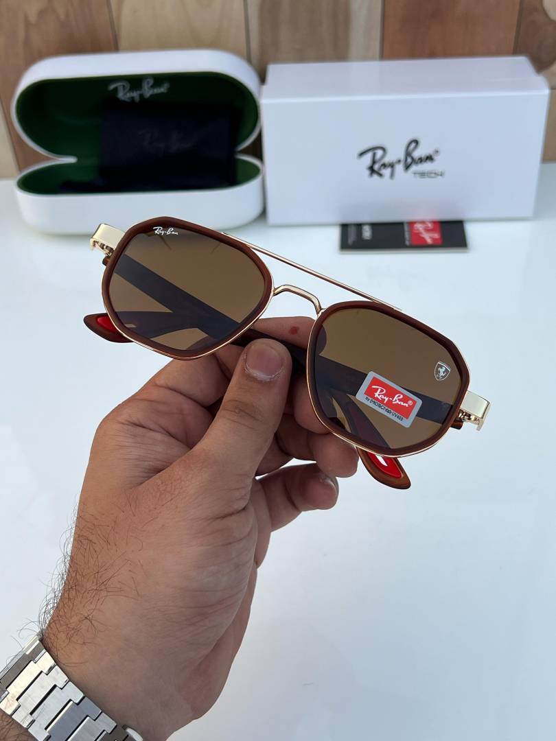 rey ban 3675 gold brown